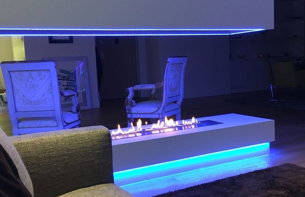 Smart & Design Remote Controlled Ethanol Burner Insert