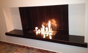 BL66 hearth for ethanol fireplace