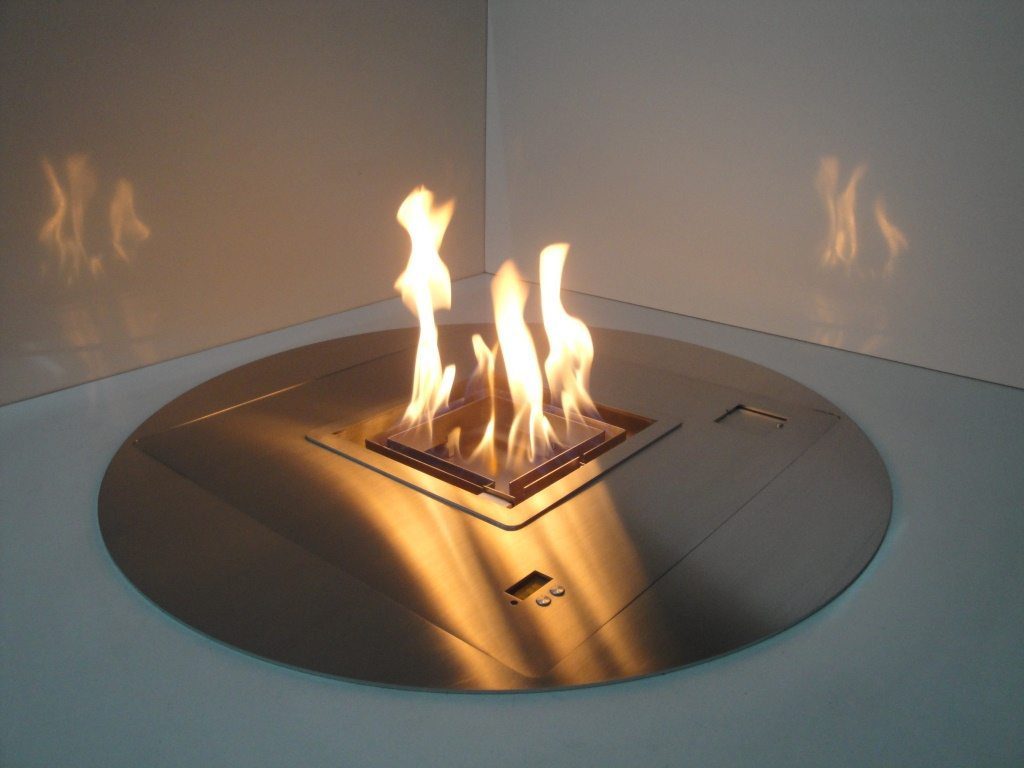 BR72 round ethanol burner insert