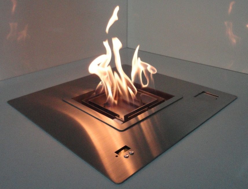 Installed-bio-fireplace-insert-BC50-AFIRE Installed bio fireplace insert BC50