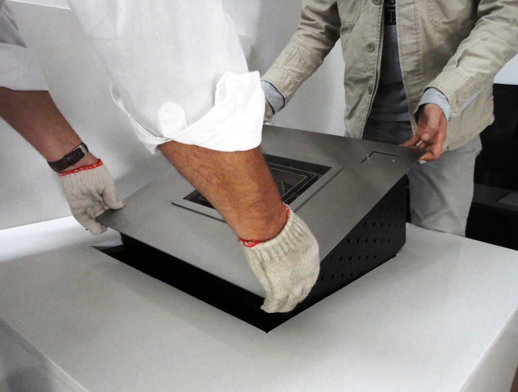 mise-en-place-insert-ethanol Mise en place de l'insert ethanol