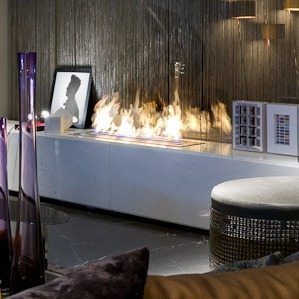 Design Kamine Video AFIRE, Luxus Kaminöfen & Bio Brenner