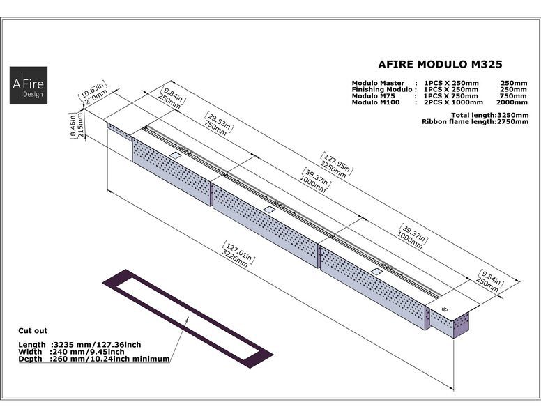 Ligne De Feu Modulo Bruleurs Bio Ethanol Modulaires Afire