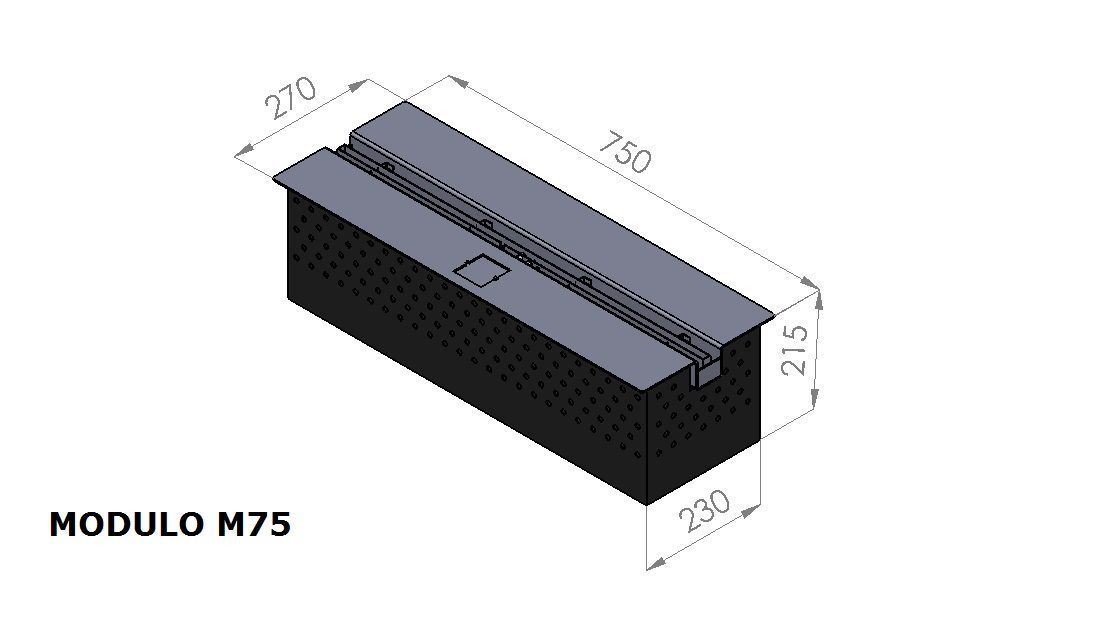 Modulo-M75-modular-ethanol-burner Modulo M75 modular ethanol burner