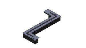 Z Modulo fireplace insert