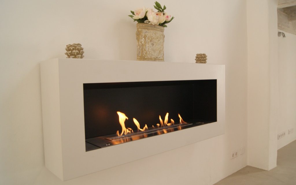 Automatic bio éthanol fireplace with remote control AFIRE