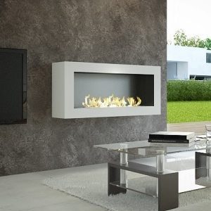 bio ethanol wall mounted fireplace sasa large