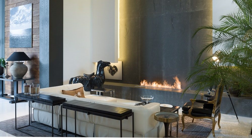 Modern Design Living Room Fireplaces & Smart Ethanol Burner