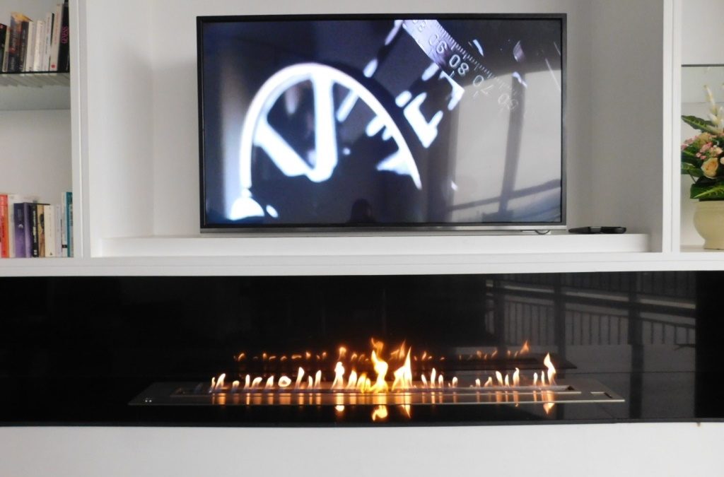 Remote Controlled Bio Ethanol Fireplace Insert
