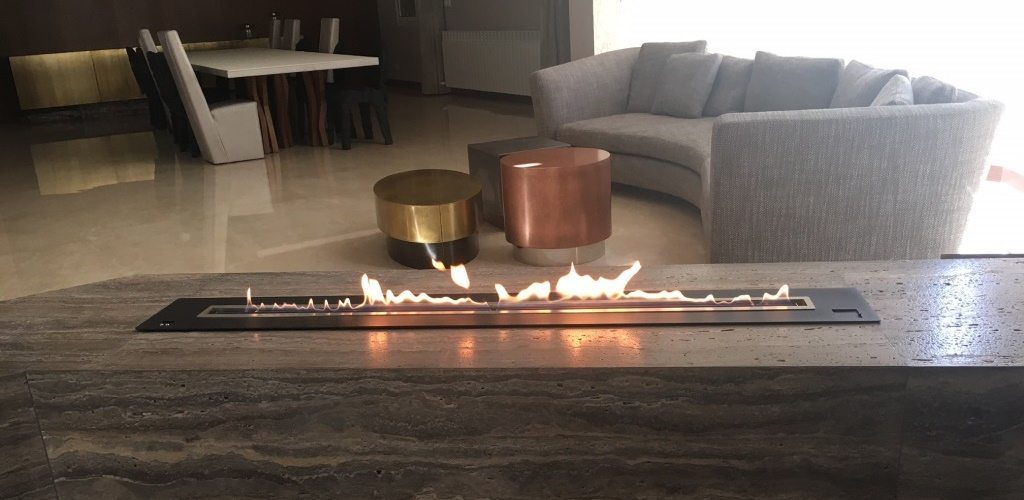 XXL Ethanol Burner Insert with Automatic Electronic Security