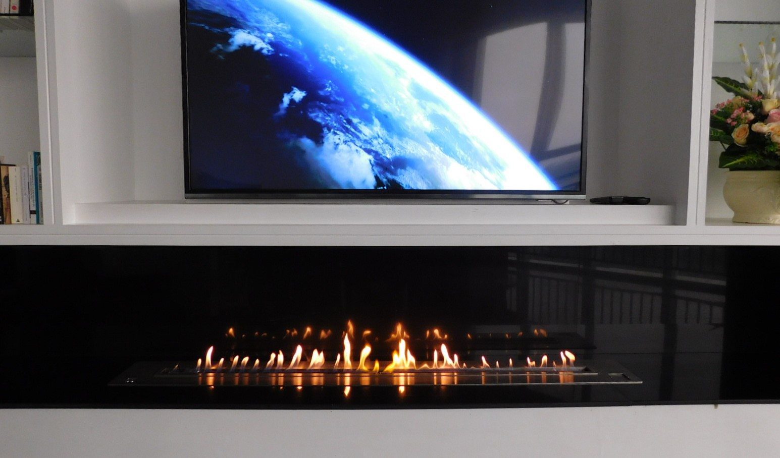 Ethanol burner for summer