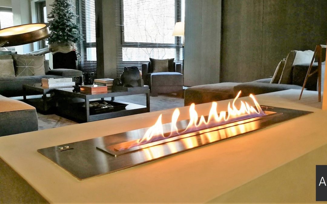 Fireplace for apartment: ethanol burner or water vapor fireplace?