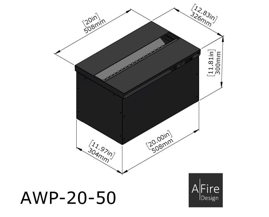 Cheminee vapeur eau dimensions AWP 20-50