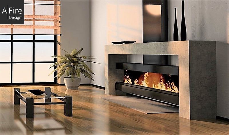 Tendenza per il camino ornamentale: un fuoco di alto design