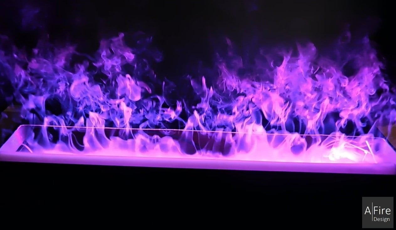 Wasserdampf Elektrokamin farbigen Flammen