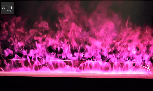 Die neuen Wasserdampf Kamine und 3D Elektrokamine AFIRE