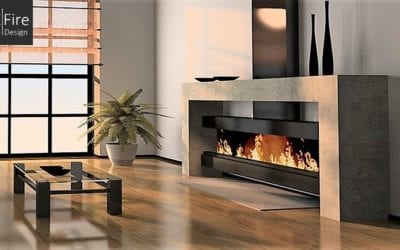 Decorative fireplace trend – An all-season ultra-designed fire