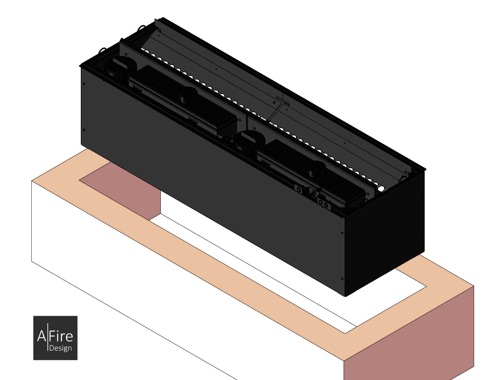 How to install a 3D Water Vapor Electric Fireplace Insert? AFIRE