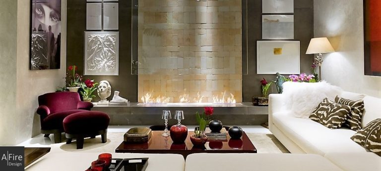 Design Kamin AFIRE hochwertiger Design Feuerstelle ohne Schornstein