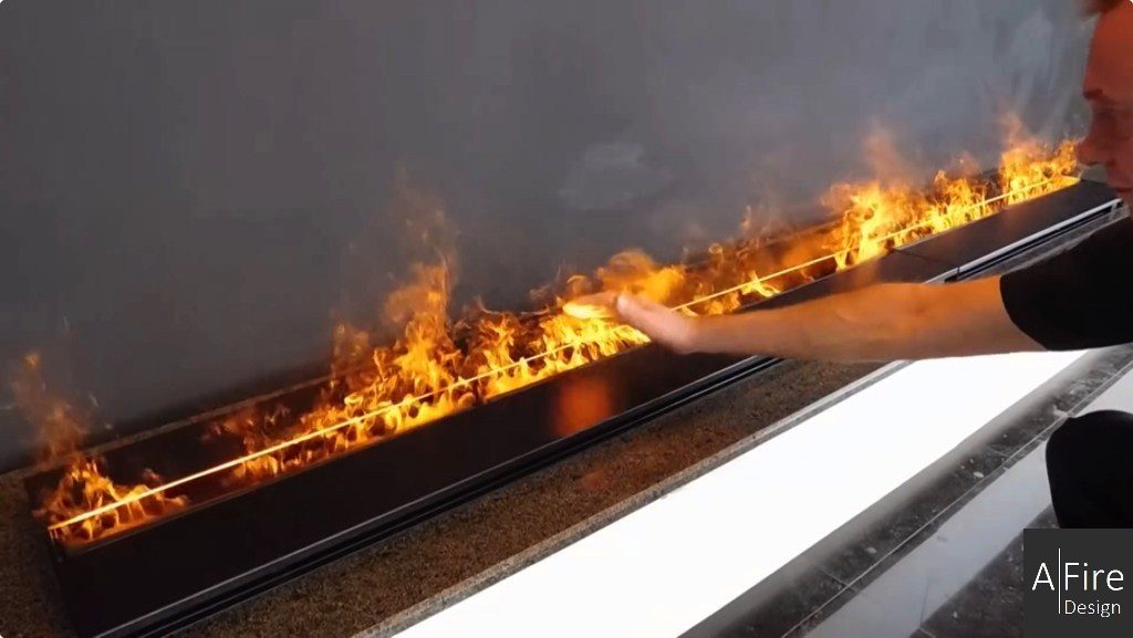 Vídeos Chimeneas AFIRE: Chimenea Vapor de Agua & Quemador Etanol