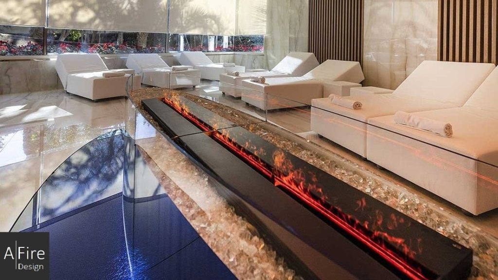 Chimenea XXL ¿Chimenea vapor de agua 3D o quemador bioetanol XXL?