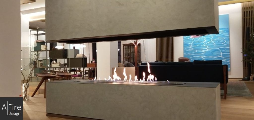 Chimenea XXL ¿Chimenea vapor de agua 3D o quemador bioetanol XXL?