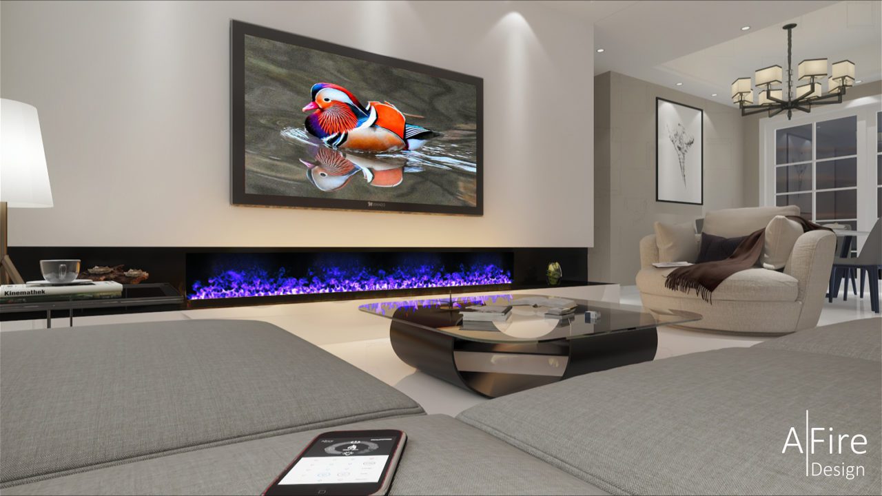 Designer Electric Fireplace AFIRE Water Vapor Fireplace Inserts