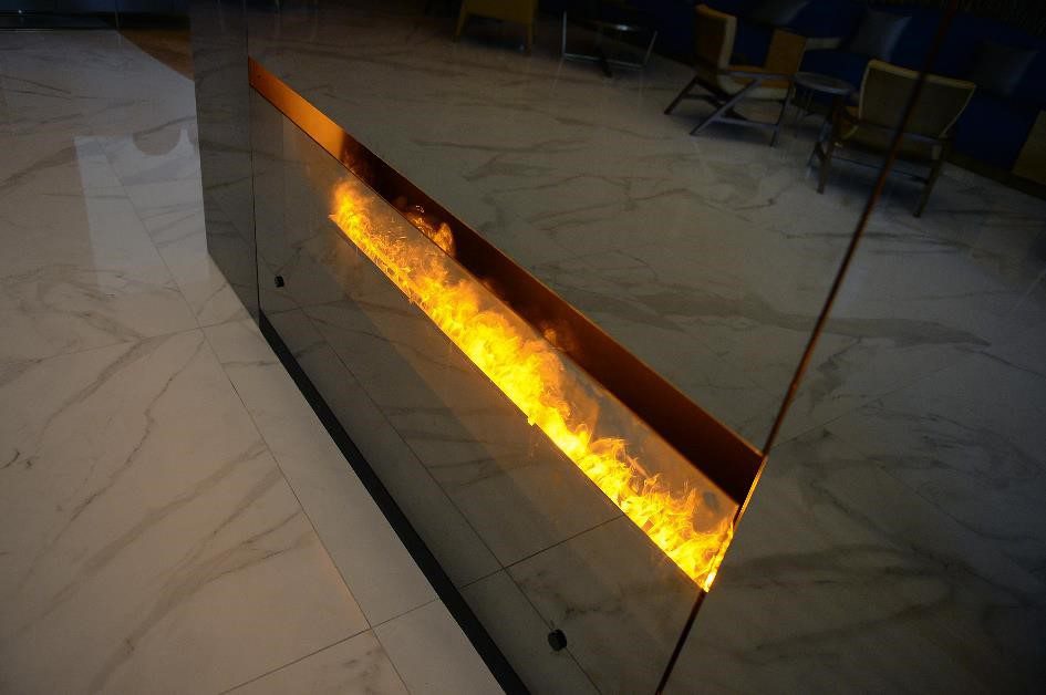 3D modern fireplace