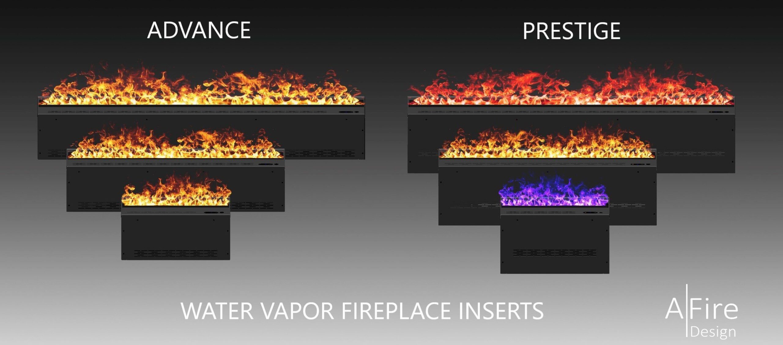 Waterdamp Haard | 3D Elektrische Koude AFIRE ™