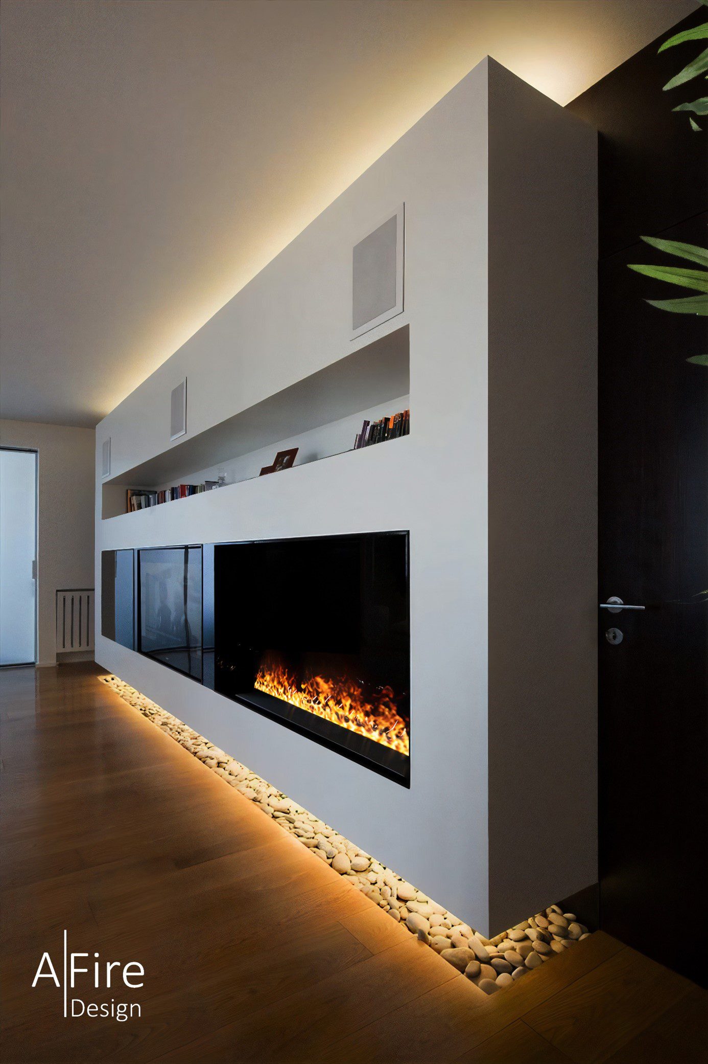 Fireplace for hotel room