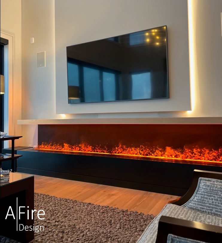 Eco-friendly water vapor fireplace