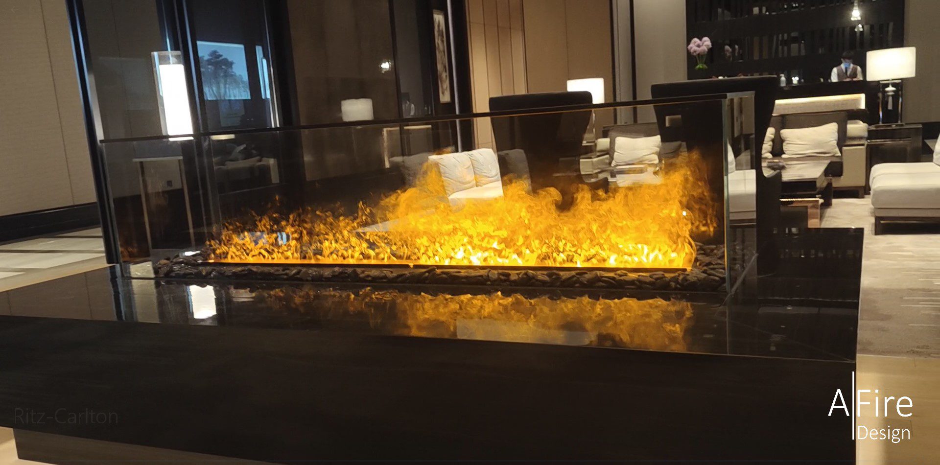 Indoor decorative steam fireplace