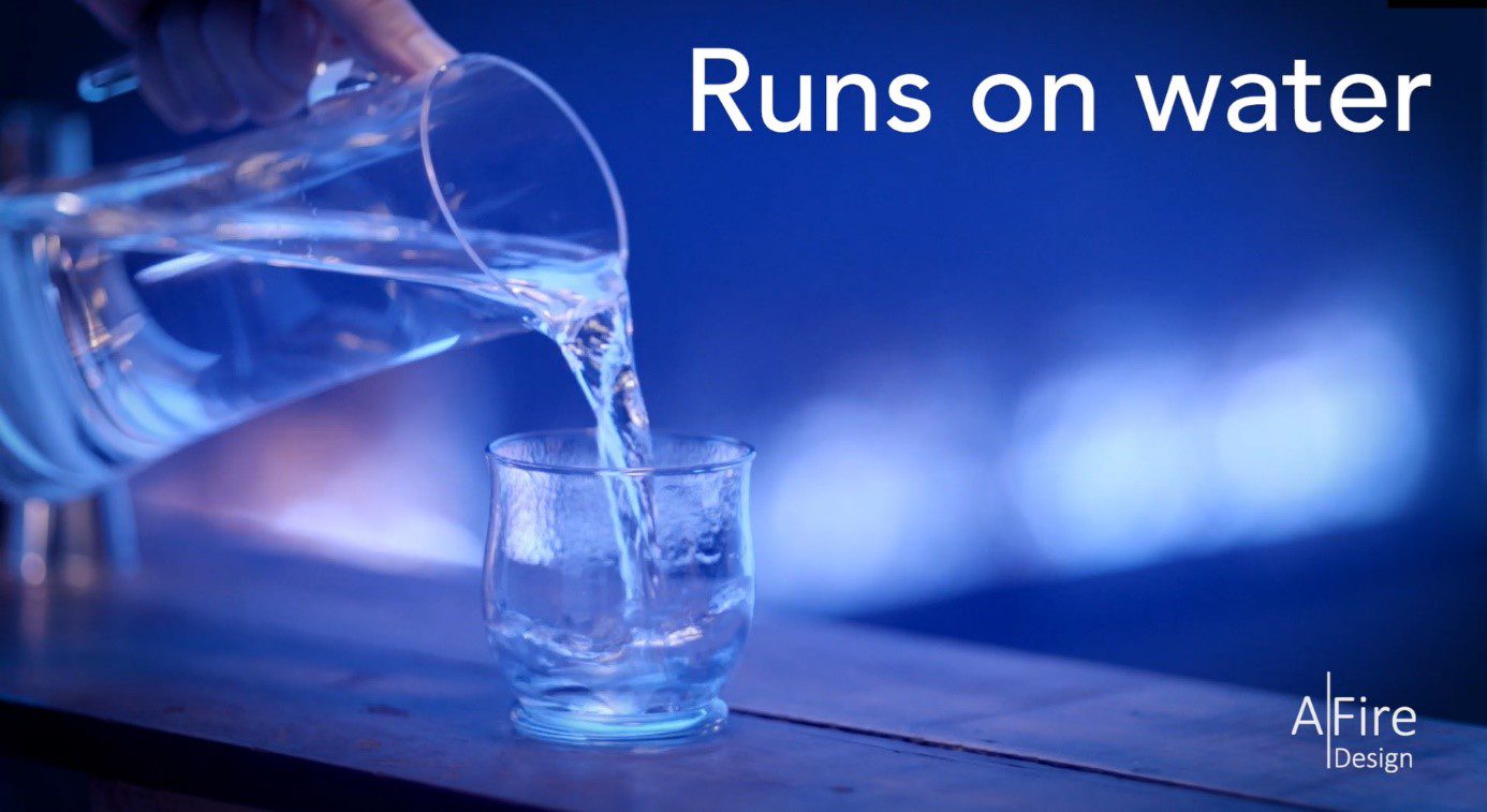 water-vapor-fireplace-low-energy-consumption Water vapor fireplace with low energy consumption