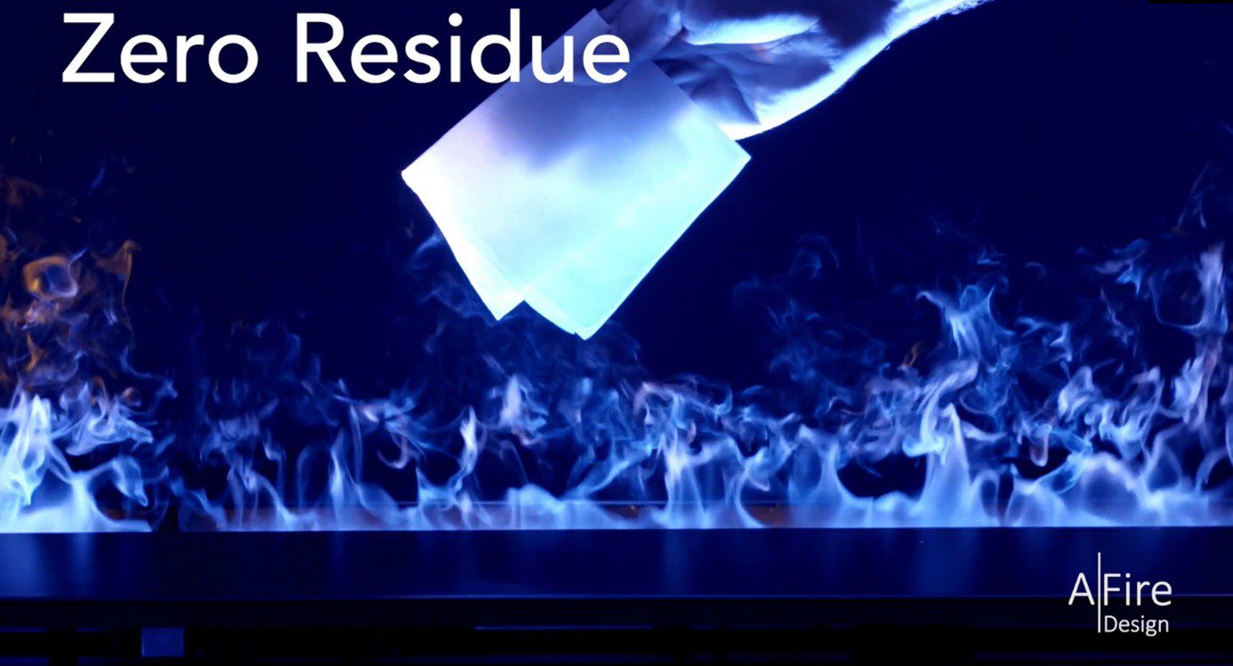 Zero residue fireplace