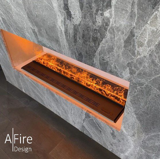 Water vapor fireplace for designer