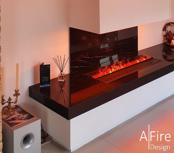 Water vapor fireplace for home