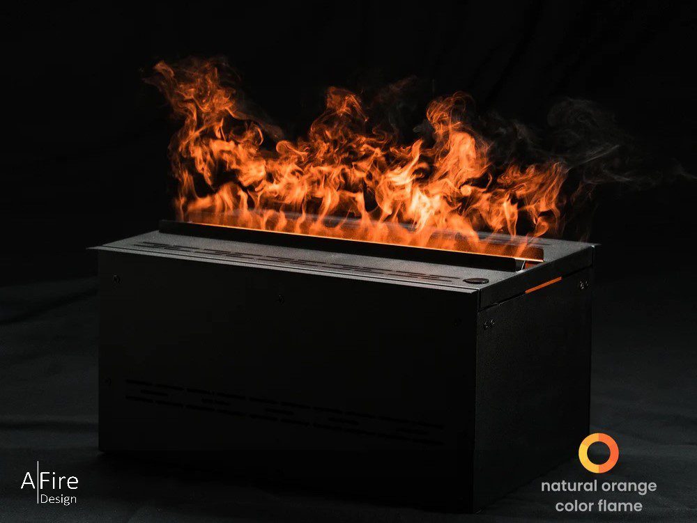 Cheminée bio-éthanol Pure Flame TV Box - Energie Colo
