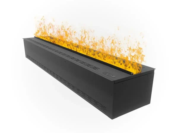 Cheminée électrique à vapeur d’eau 150 cm avec flammes naturelles – modèle ADVANCE pour encastrement sur mesure
