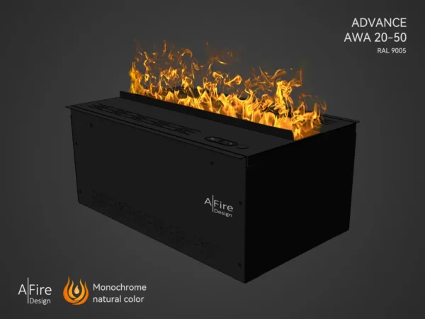 Water vapor insert 20 in 50 cm natural flames