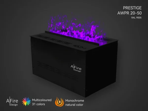 Water vapor insert Prestige 20 in 50 cm violet flame