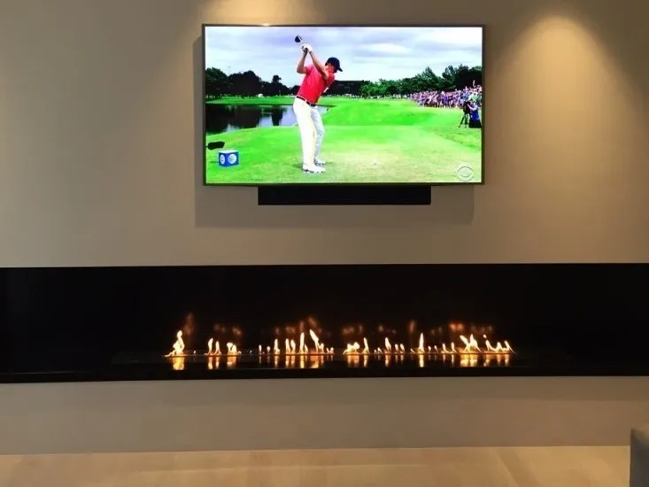 Brûleur éthanol XXL automatique 180 cm avec télécommande