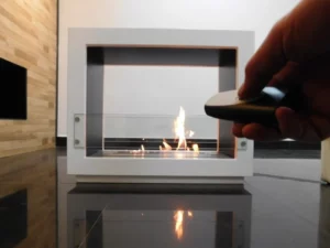 Cheminée éthanol centrale double face ARCH – 85 cm | AFIRE
