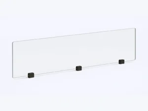 CrystalShield Glass 40 in -100 cm pour cheminée à vapeur d’eau Aquafire – panneau de protection transparent.