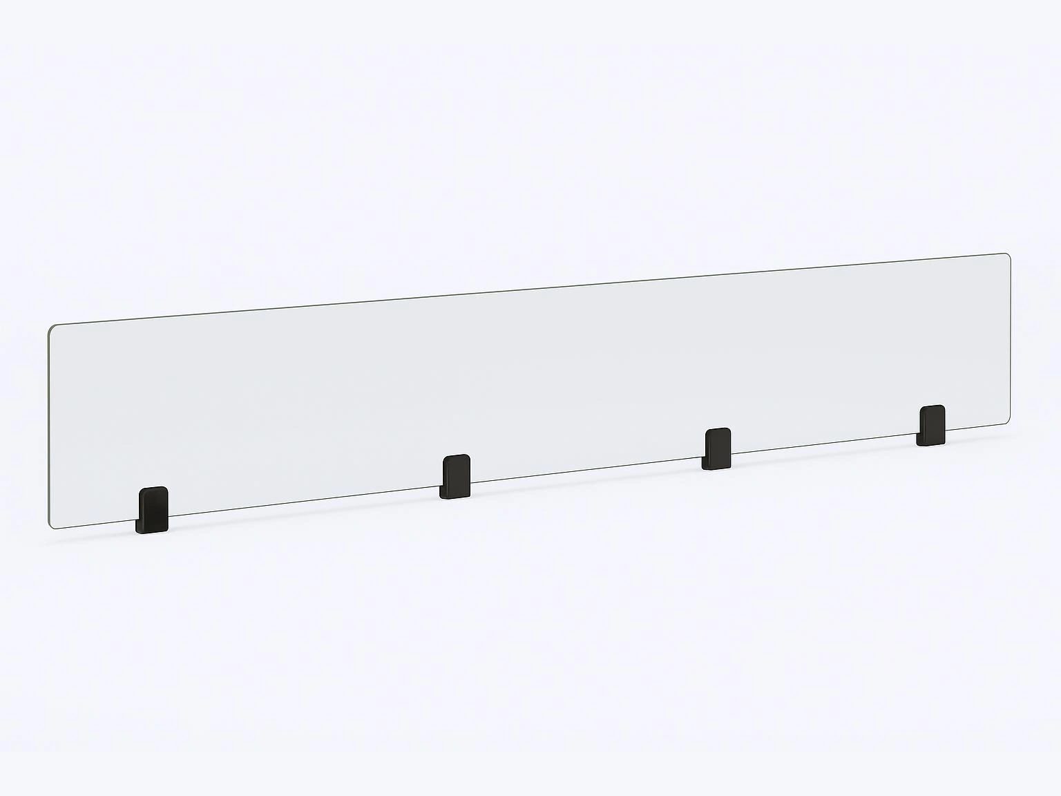 CrystalShield Glass 60 in - 150 cm pour cheminée à vapeur d’eau Aquafire – écran en acrylique cristal stabilisateur de flamme.