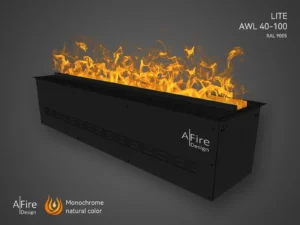 Wasserdampf Kamin LITE 100 cm zum Einbau Aquafire