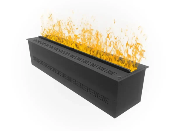 Wasserdampf Kamin LITE 100 cm Aquafire mit natürlichen Flammen zum Einbau